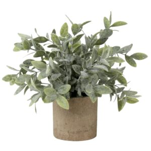 Artificial Small Table Plant in Pulp Pot