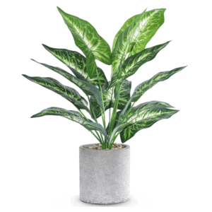 Artificial Small Potted Plant - Cement Pot (45 cm)