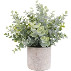 Artificial Small Table Plants in Pulp Pot