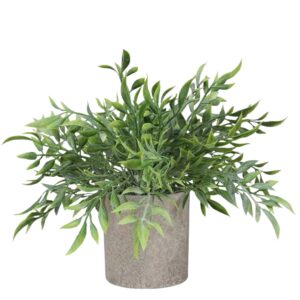 Artificial Small Table Plant N in Pulp Pot