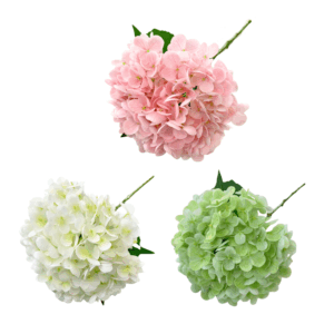 Artificial Hydrangea Flower Single Stem