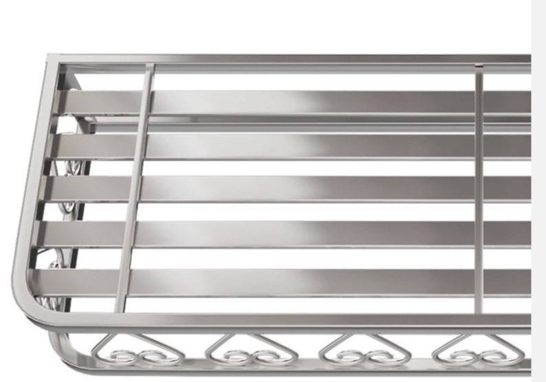 Stainless Steel Hanging Basket Rack - Image 5