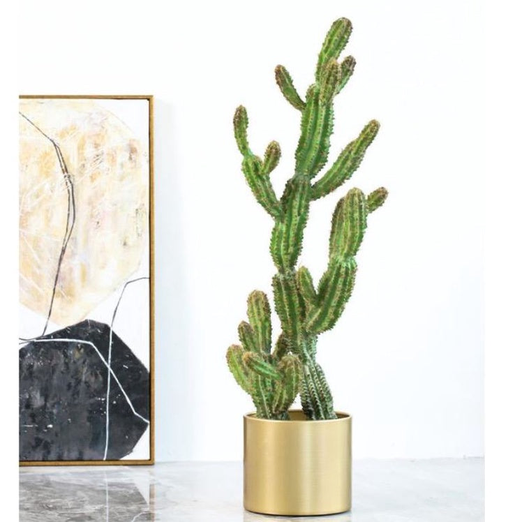 28cm Metal Pot (Black/White/Gold) - Image 2