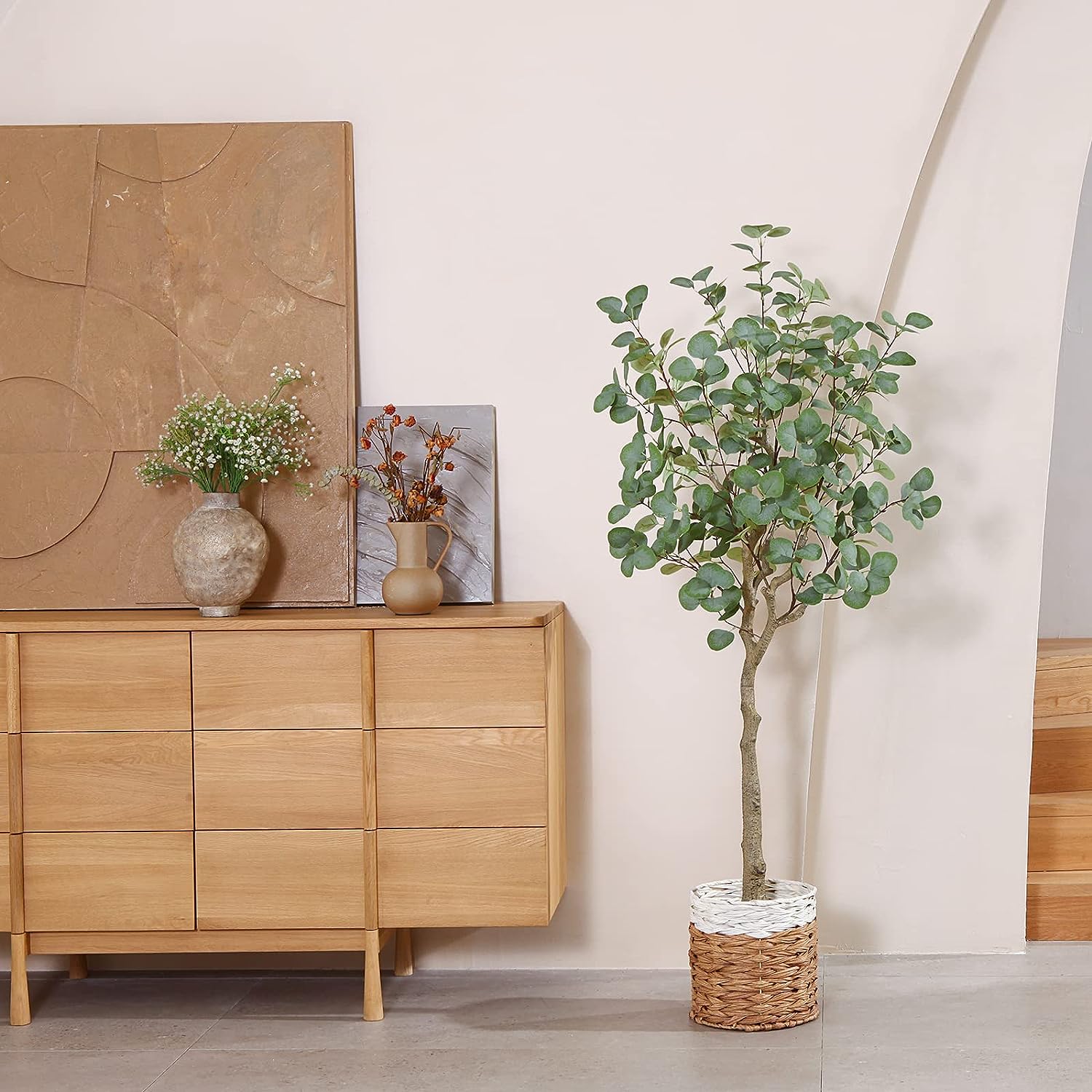 Artificial Eucalyptus Plant (120cm/155cm) - Image 4