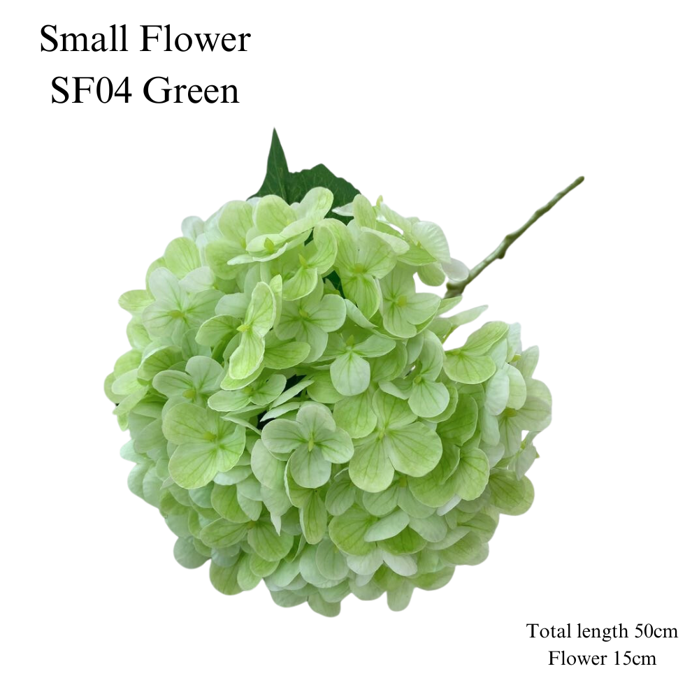 Artificial Hydrangea Flower Single Stem - Image 11