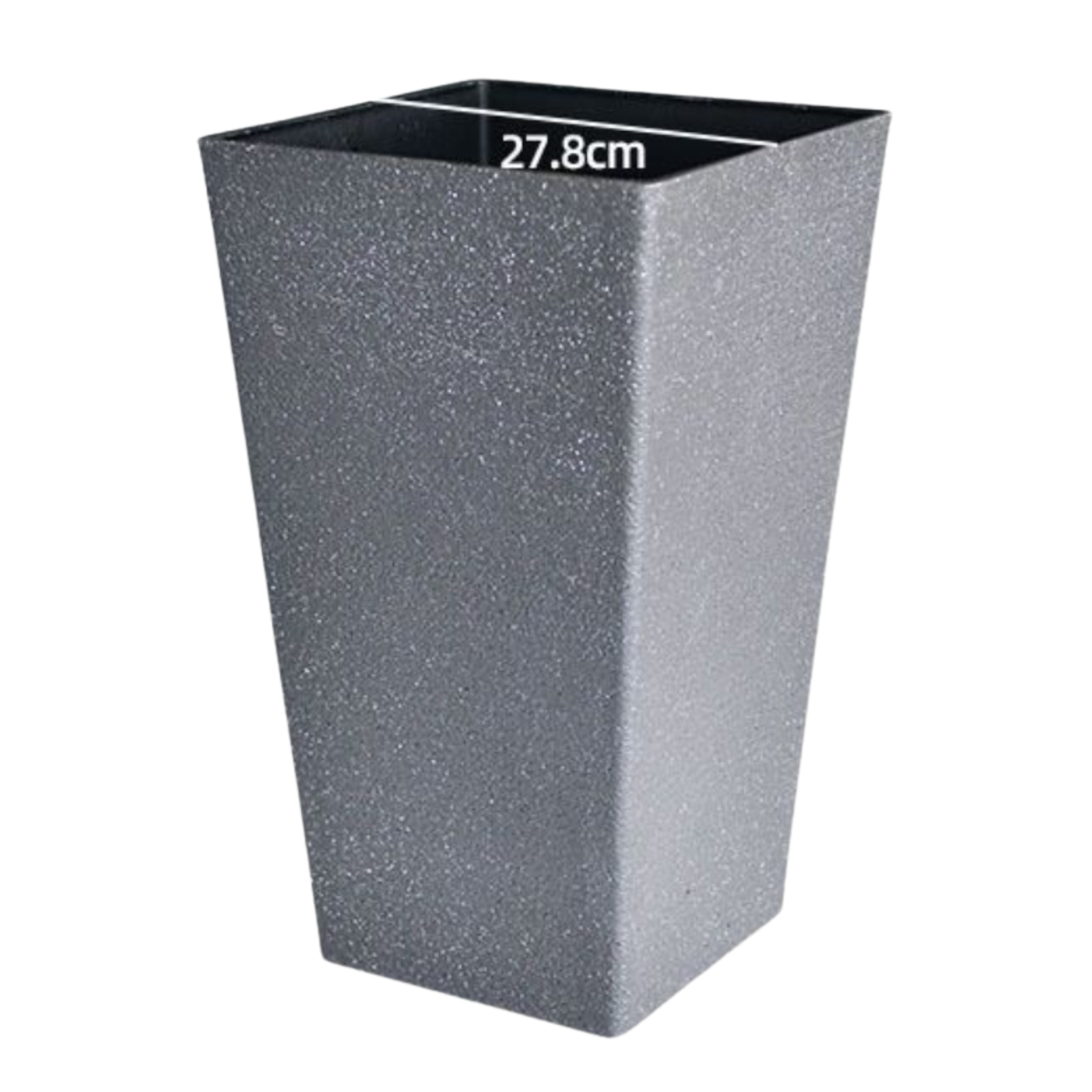 Imitation Tall Plant Pot (Grey) - Image 7