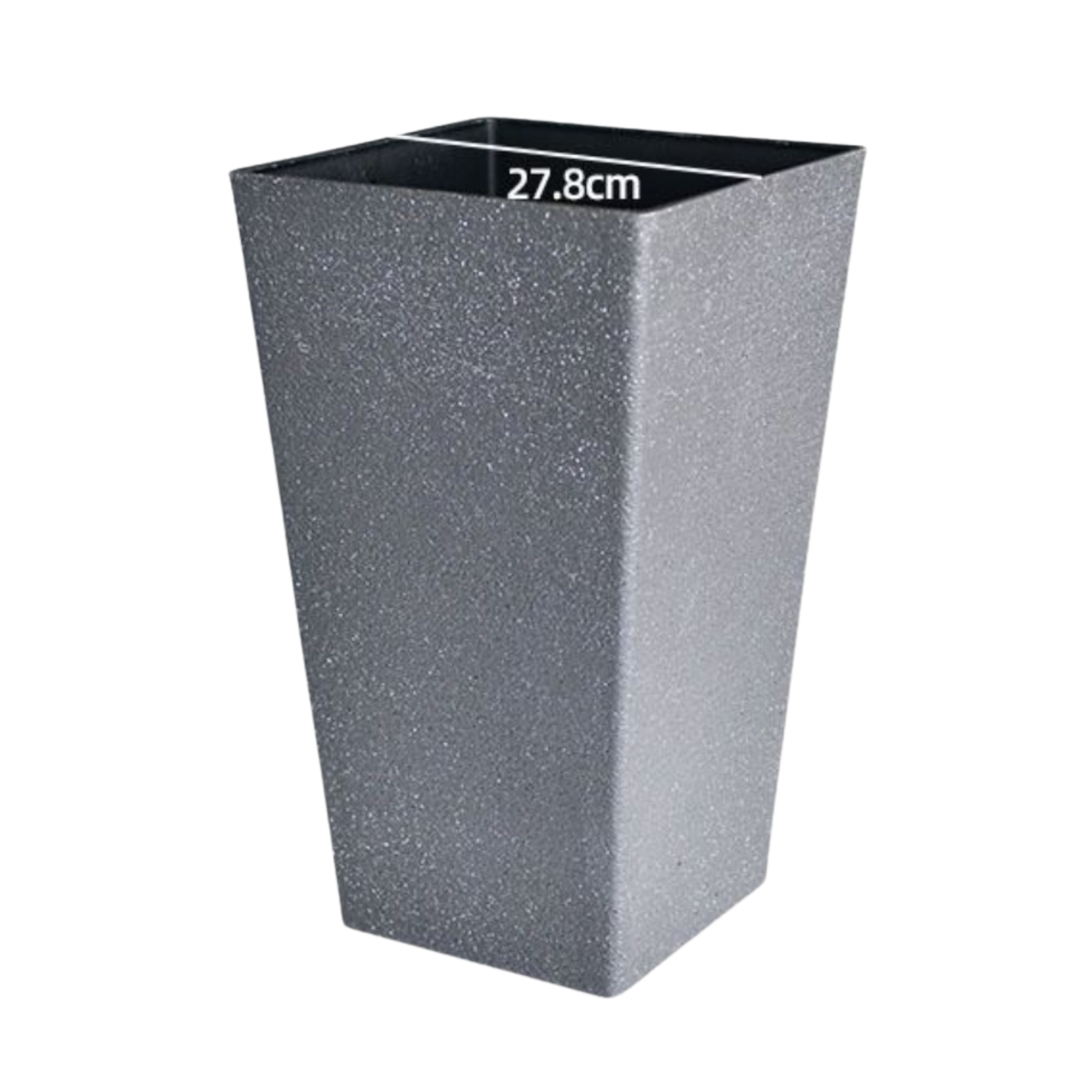 Imitation Tall Plant Pot (Grey) - Image 6