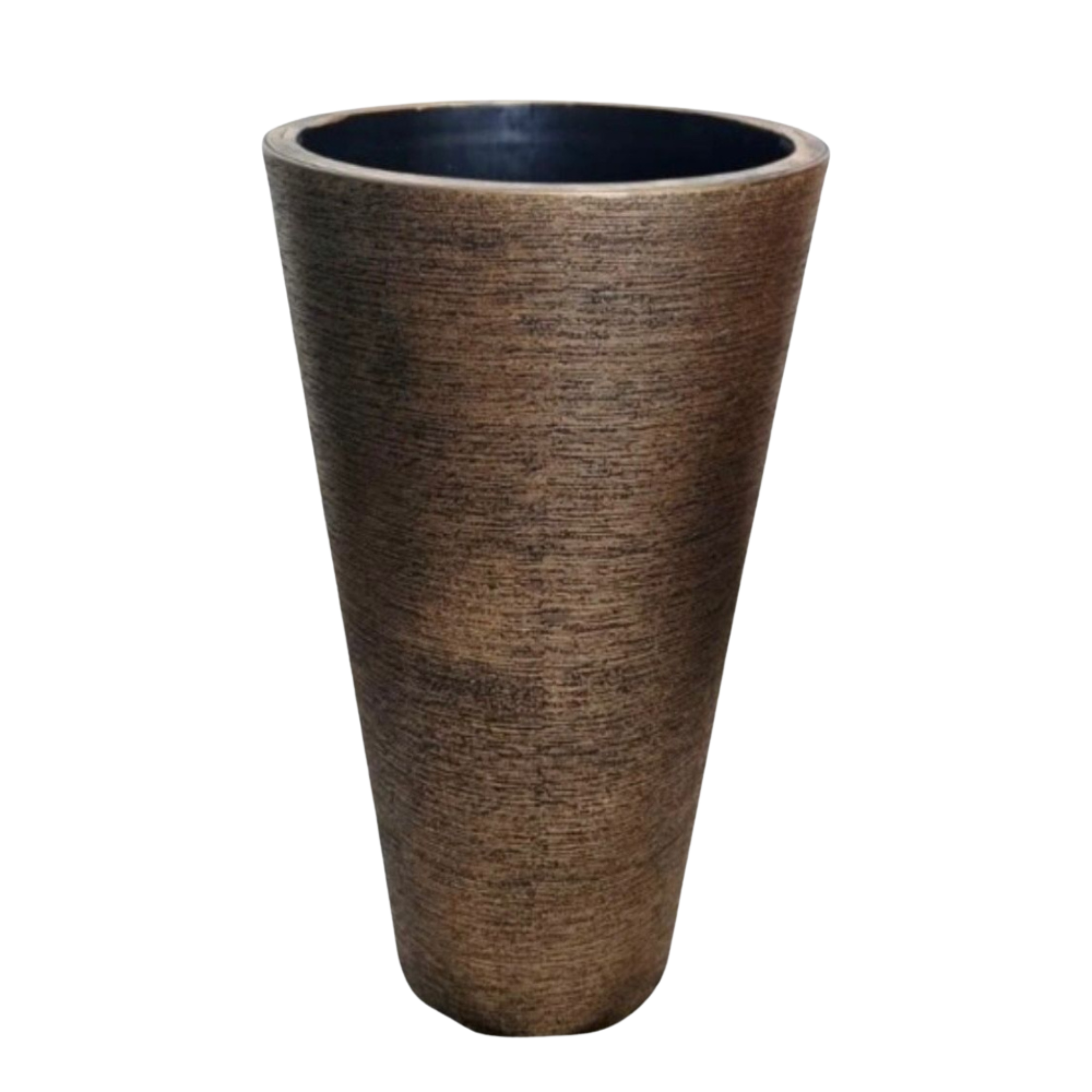 Resin Cone Plant Pot (Gold) - Image 2