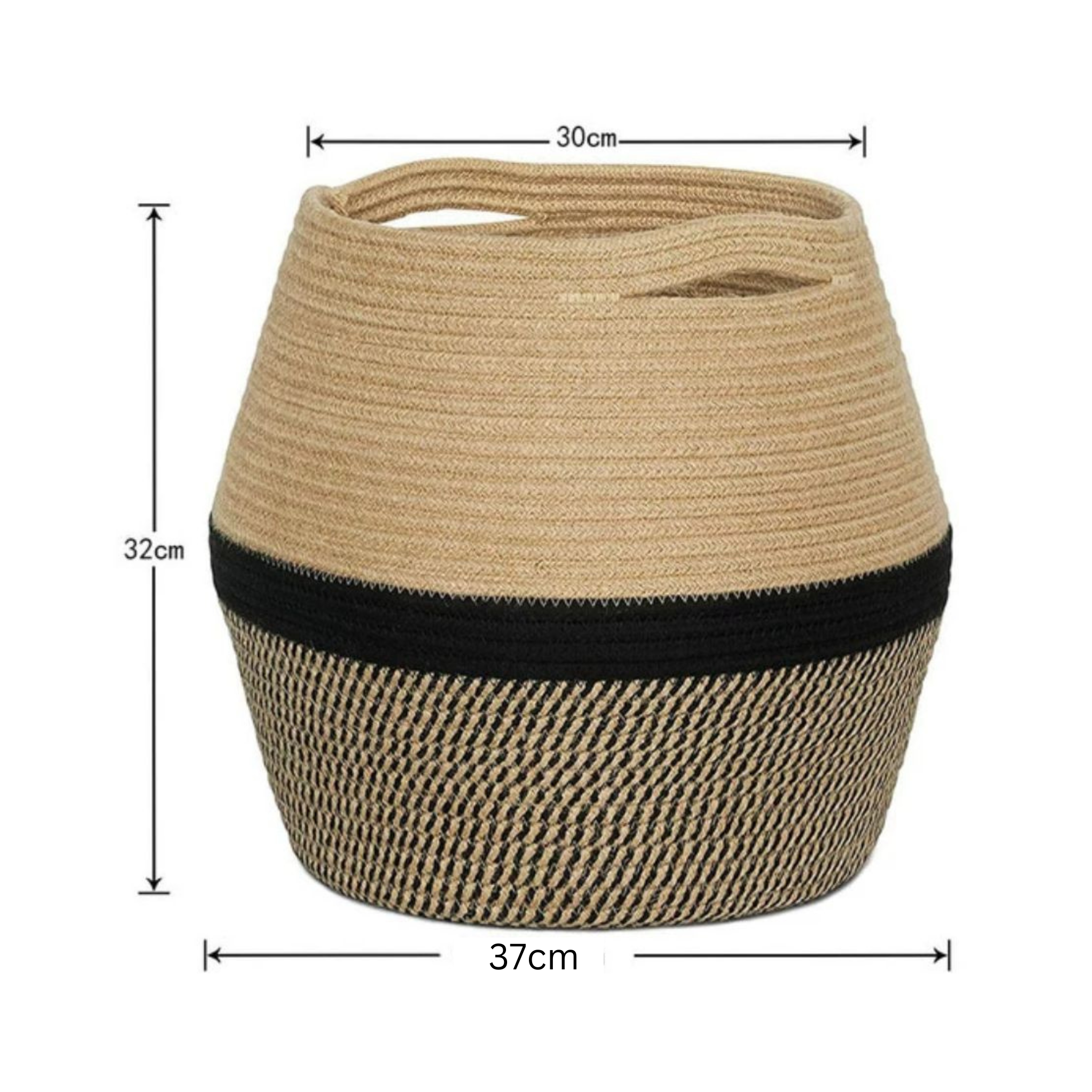 Jute Woven Basket - Image 2