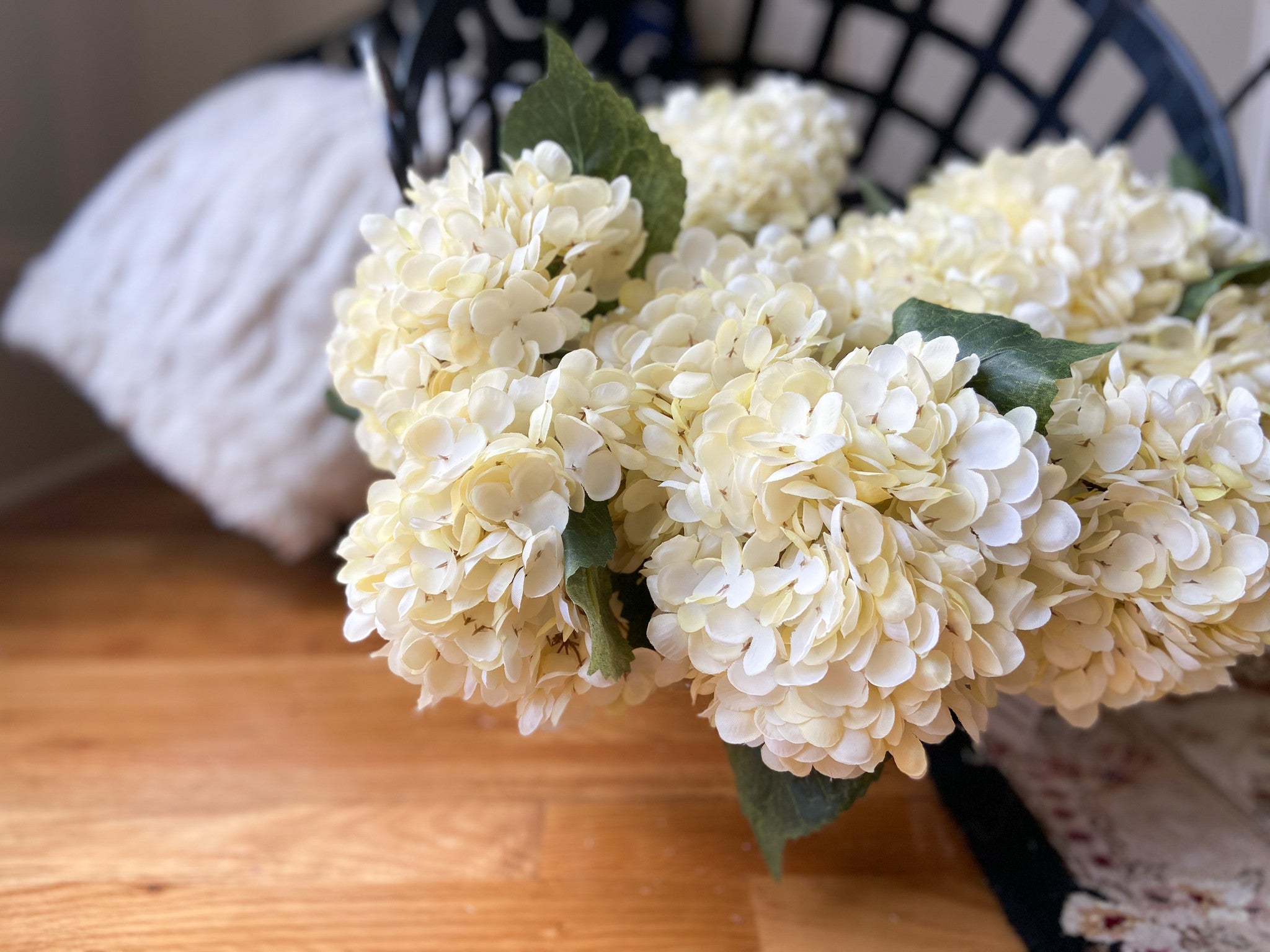 Artificial Hydrangea Flower Single Stem - Image 2