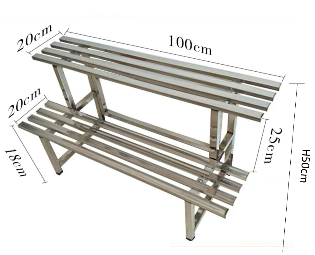 2-Tier Stainless Steel Rack - Image 6