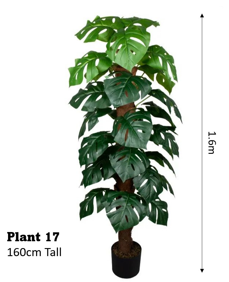 Artificial Monstera Tree 160cm Tall - Image 2