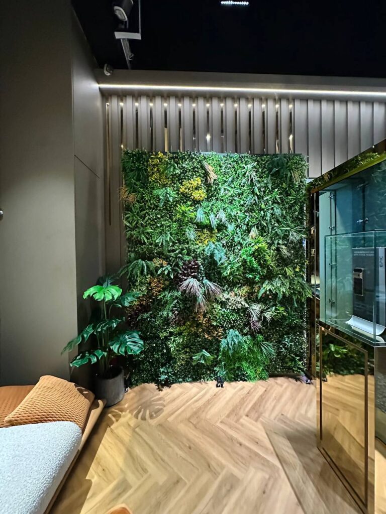 digital lock showroom wall palnt 06