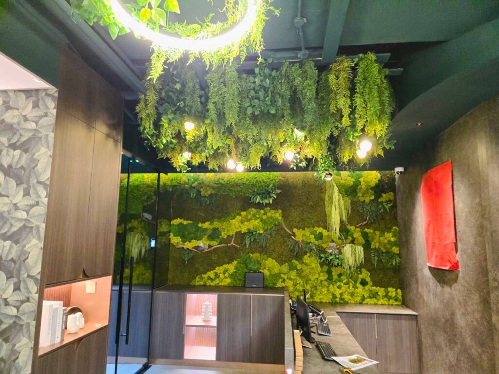 Moss Installation for Interior Design Office 02