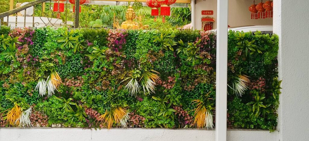 Chuan park terrace wall plant